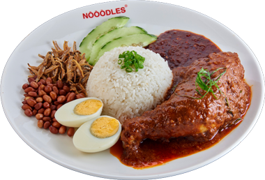Nasi Lemak Ayam Rendang